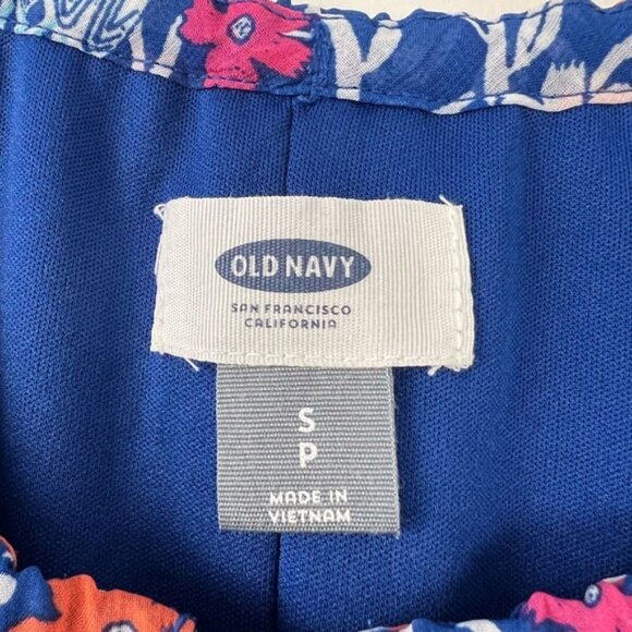 Old Navy Petite Blue Floral Maxi Dress with Racerback - size S - Picture 2 of 7